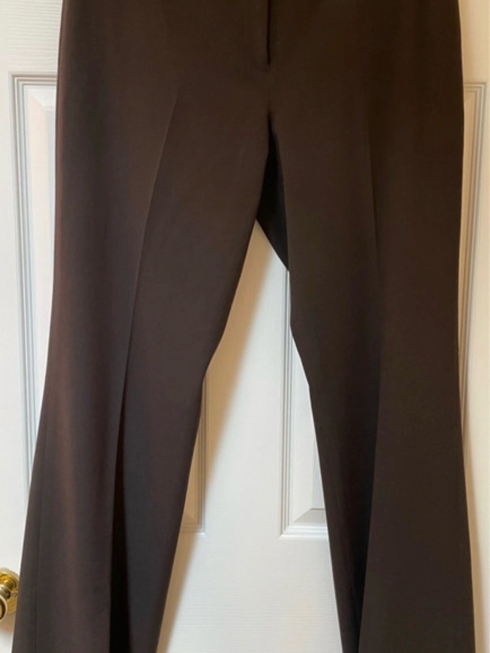 Tahari Espresso Brown Wool Pants, Size 10